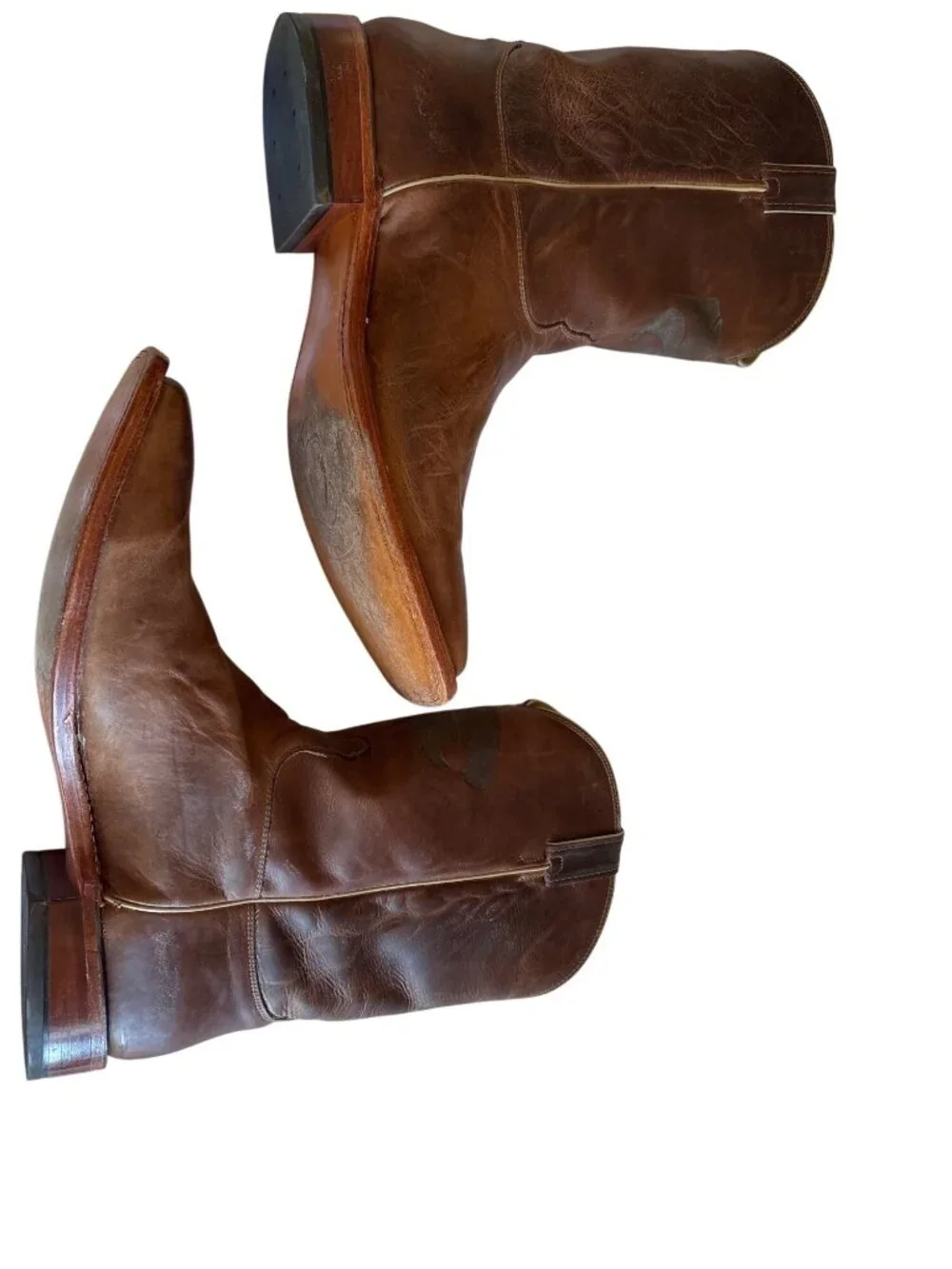 Nocona Boots Mens KSU Brown Cowhide Branded Style MDKSU12 Size 14EE Handcrafted